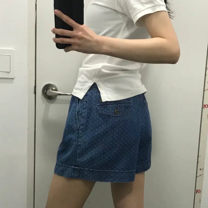 [BUNJANG] Burberry Balloon Fit Polka Dot Shorts / 버버리 벌룬핏 땡땡이 도트 반바지 숏팬츠