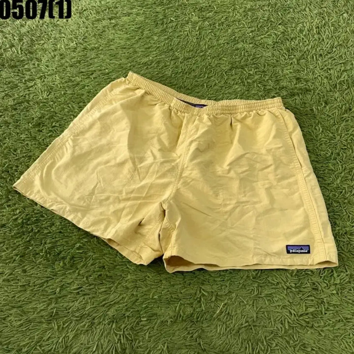 [BUNJANG] Patagonia Yellow Shorts / 파타고니아 옐로우 반바지