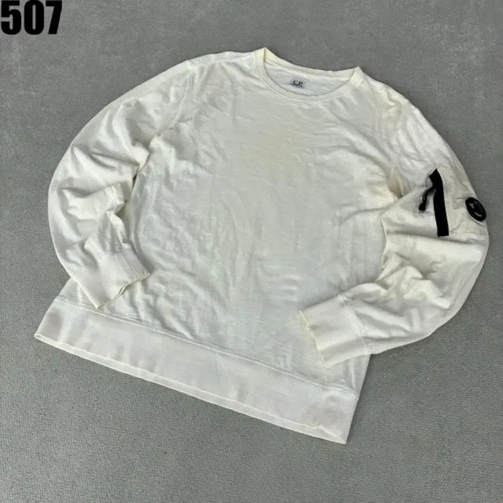 [BUNJANG] CP Company White Long Sleeve T-Shirt XL / CP컴퍼니 화이트 긴팔 티셔츠 XL