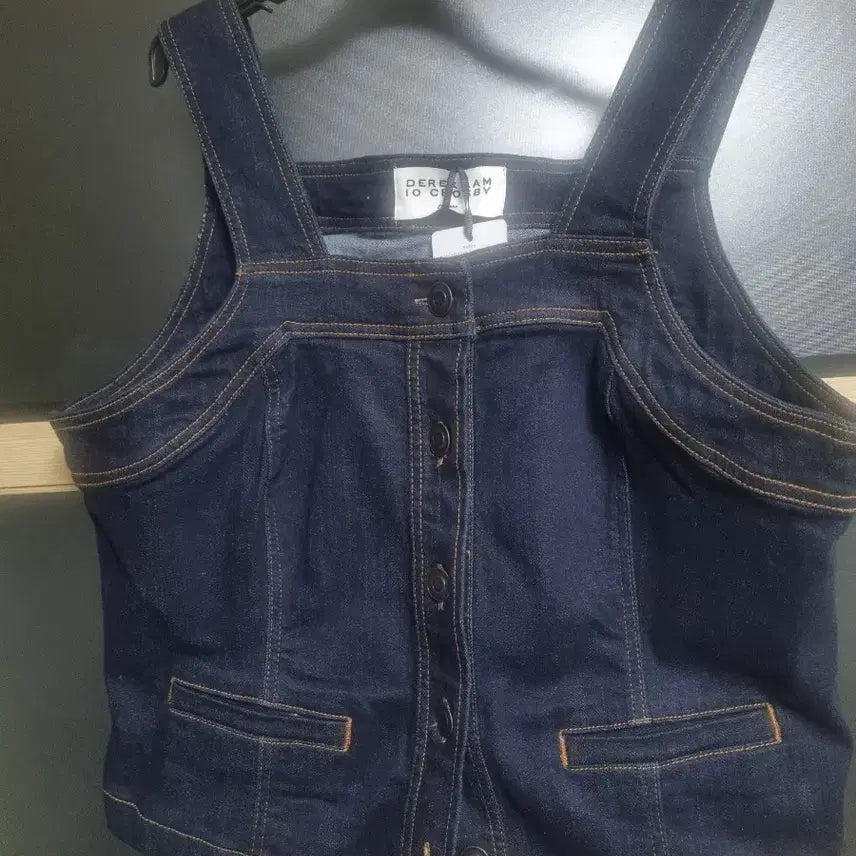 [BUNJANG] Derek Lam Denim Button-Up Top / 데렉 램 데님 버튼업 탑 105