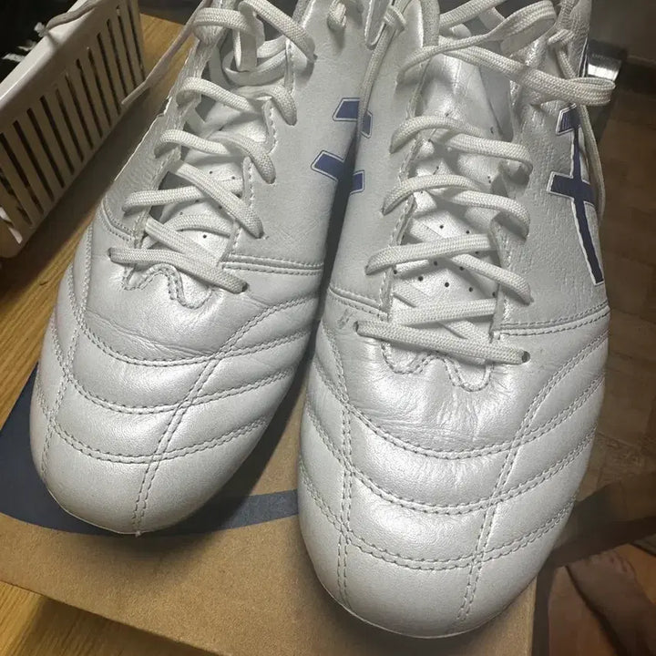 [BUNJANG] ASICS DS Light AG Kangaroo Leather Soccer Cleats 270mm / 아식스 ds light ag 270mm 캥거루