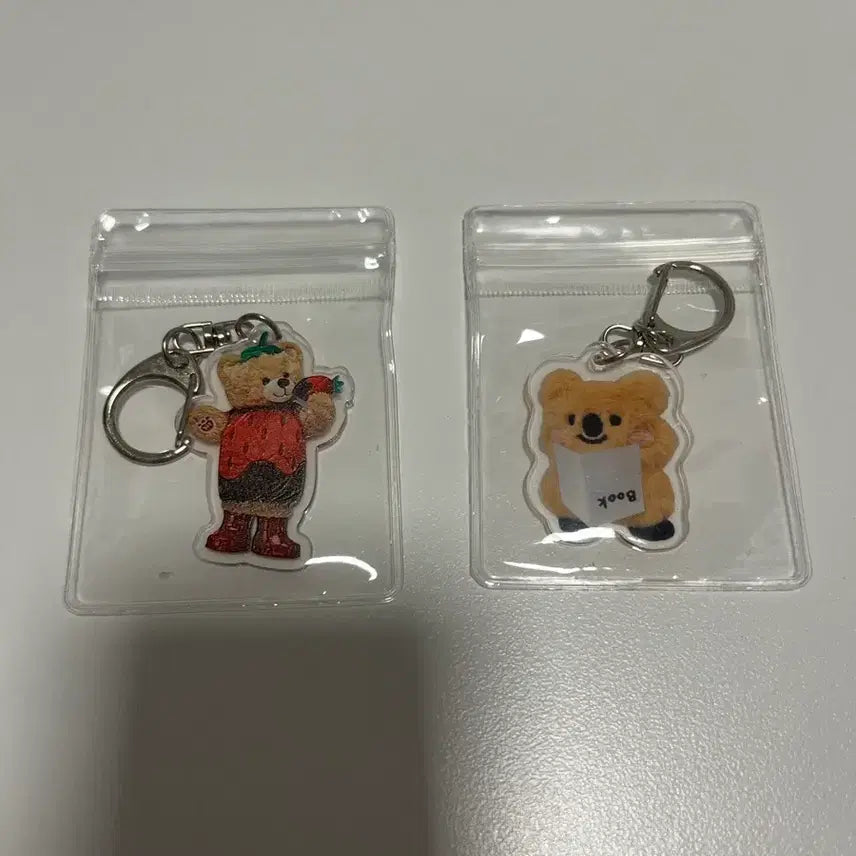 [BUNJANG] Quokka Acrylic Keyring Set / 곰돌이 아크릴 키링 세트 쿼카키링
