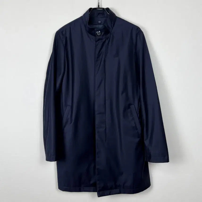 [BUNJANG] DKNY Navy Long Jacket with Detachable Vest - Men&