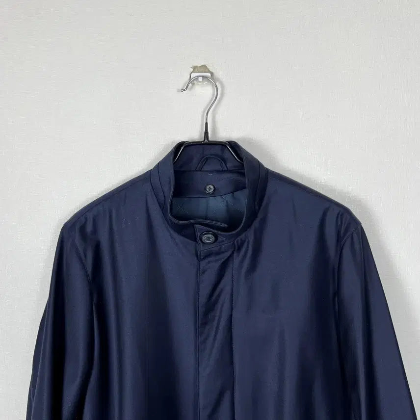 [BUNJANG] DKNY Navy Long Jacket with Detachable Vest - Men&