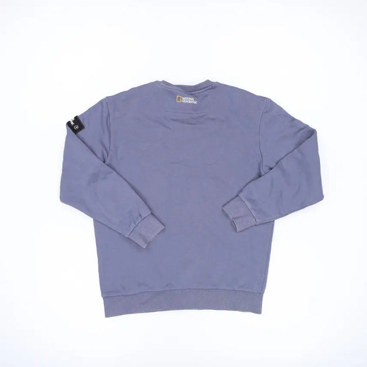 [BUNJANG] National Geographic Small Logo Sweatshirt / L 내셔널지오그래픽 스몰로고맨투맨 0507H1