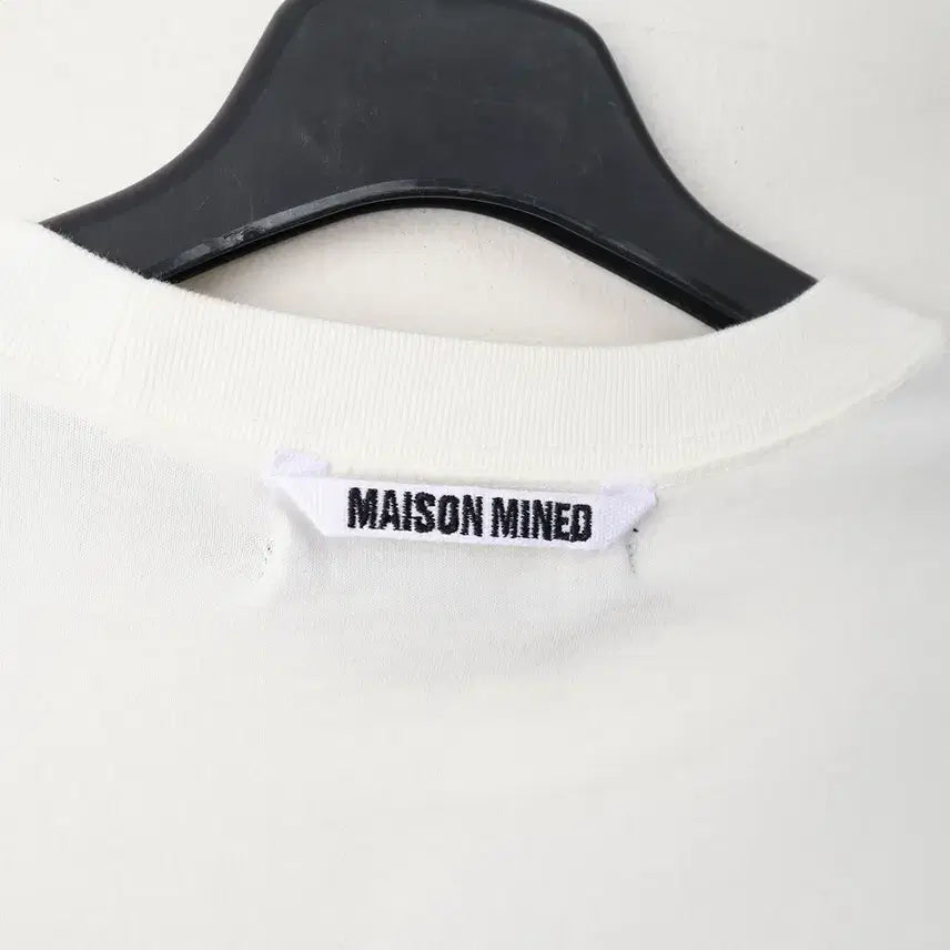 [BUNJANG] Maison Mineto Doodle Heart Short Sleeve T-Shirt White / 100/새상품 메종미네드 두들 하트 반팔 티셔츠