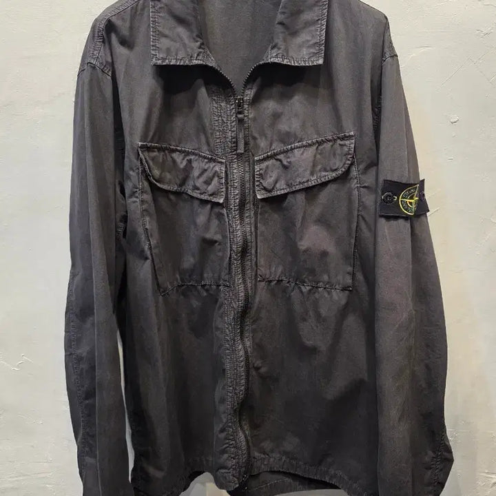 [BUNJANG] Stone Island Two Pocket Shirt Jacket XL / 스톤아일랜드 투포켓 셔츠형 자켓(XL)