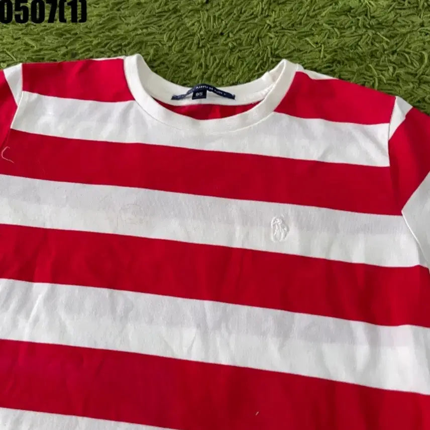[BUNJANG] Polo Ralph Lauren Striped Short Sleeve T-Shirt / 폴로 랄프로렌 스트라이프 반팔 티셔츠