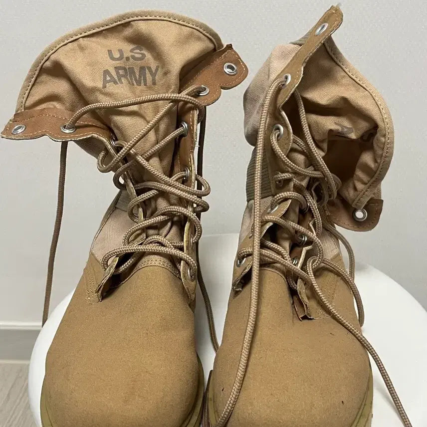 [BUNJANG] Beige Suede Desert Boots / 베이지색 워커 부츠 사막화