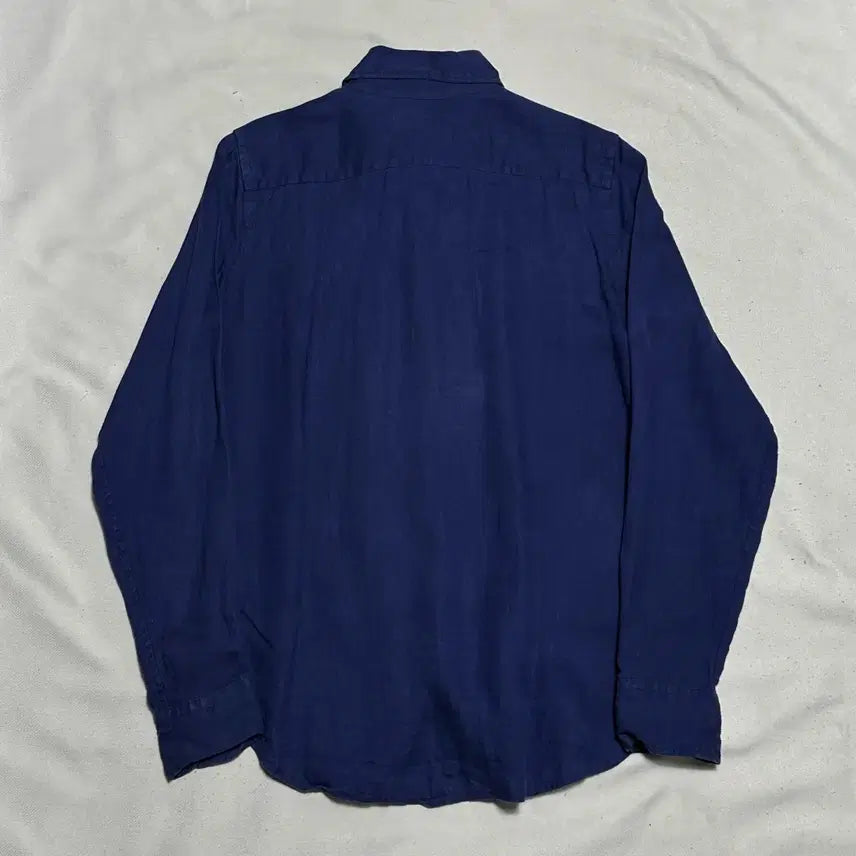 [BUNJANG] Polo Ralph Lauren Classic Fit Navy Linen Shirt / S 폴로랄프로렌 클래식핏 네이비 린넨 셔츠