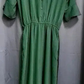 [BUNJANG] LAP Green Wide Jumpsuit / LAP 그린 와이드 점프슈트