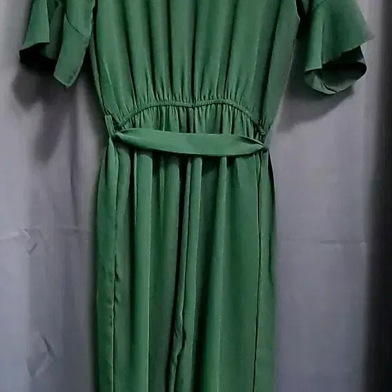 [BUNJANG] LAP Green Wide Jumpsuit / LAP 그린 와이드 점프슈트