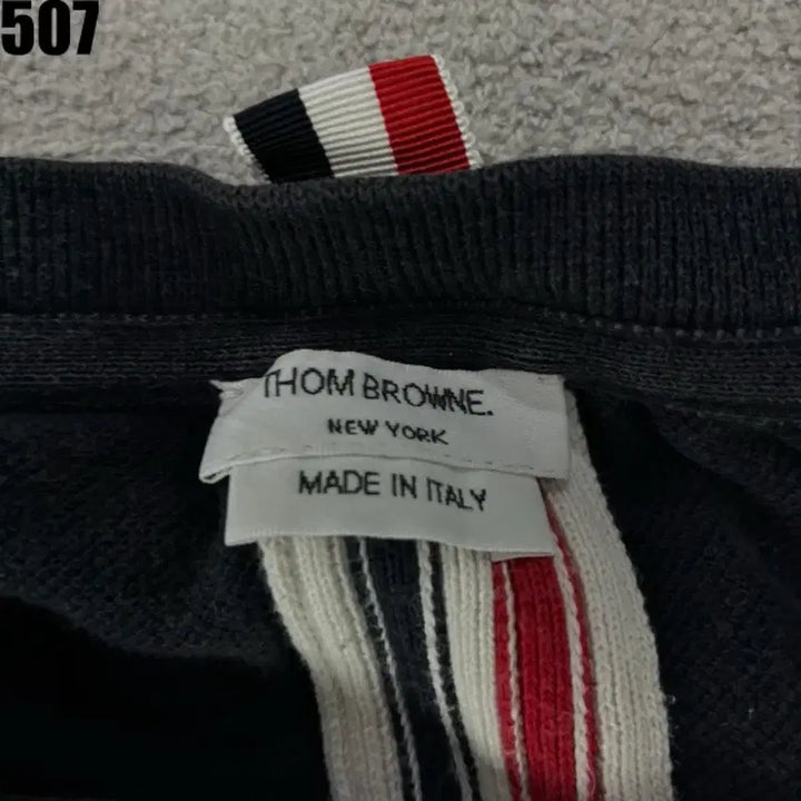 [BUNJANG] Thom Browne Navy Tricolor Stripe Short Sleeve T-Shirt / 톰브라운 네이비 삼선 반팔 티셔츠 4