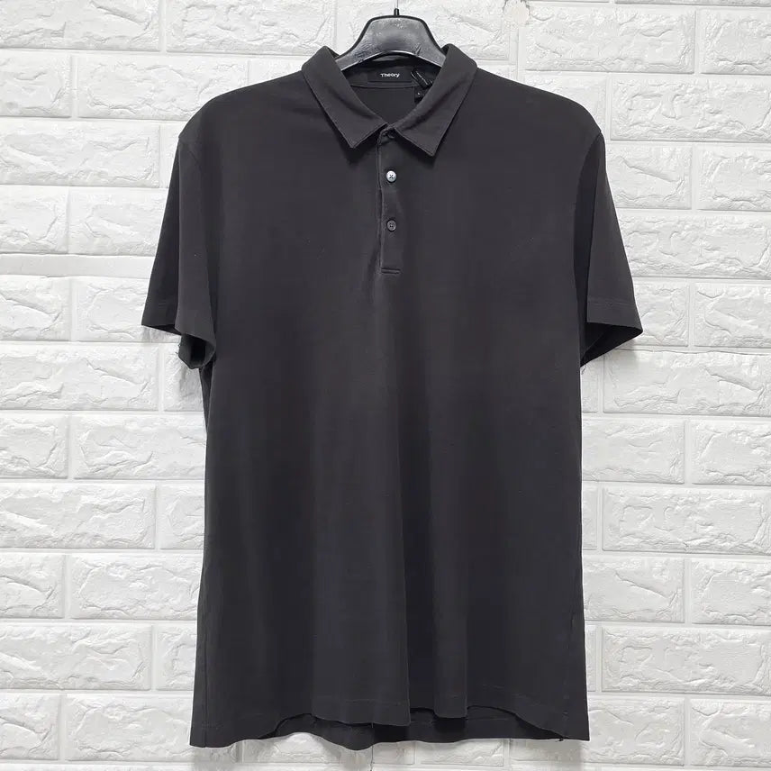 [BUNJANG] Theory Kara Short-Sleeve T-Shirt D127 / L 띠어리 카라 반팔 티 D127