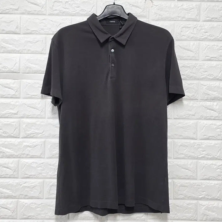 [BUNJANG] Theory Kara Short-Sleeve T-Shirt D127 / L 띠어리 카라 반팔 티 D127