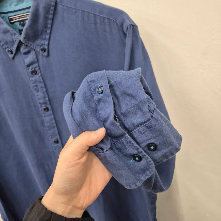 [BUNJANG] Tommy Hilfiger Linen Shirt XL / 타미힐피거 린넨 셔츠 XL