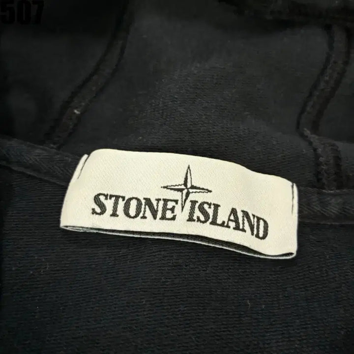 [BUNJANG] Stone Island Black Hoodie M / 스톤아일랜드 블랙 후드집업 m