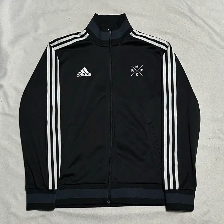 [BUNJANG] Adidas Real Madrid Black Track Top / 100 아디다스 레알마드리드 블랙 트랙탑