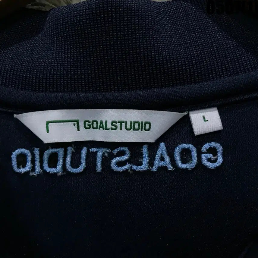 [BUNJANG] GOALSTUDIO Navy Short Sleeve Polo T-shirt L / GOALSTUDIO 골스튜디오 네이비 반팔 카라티 L
