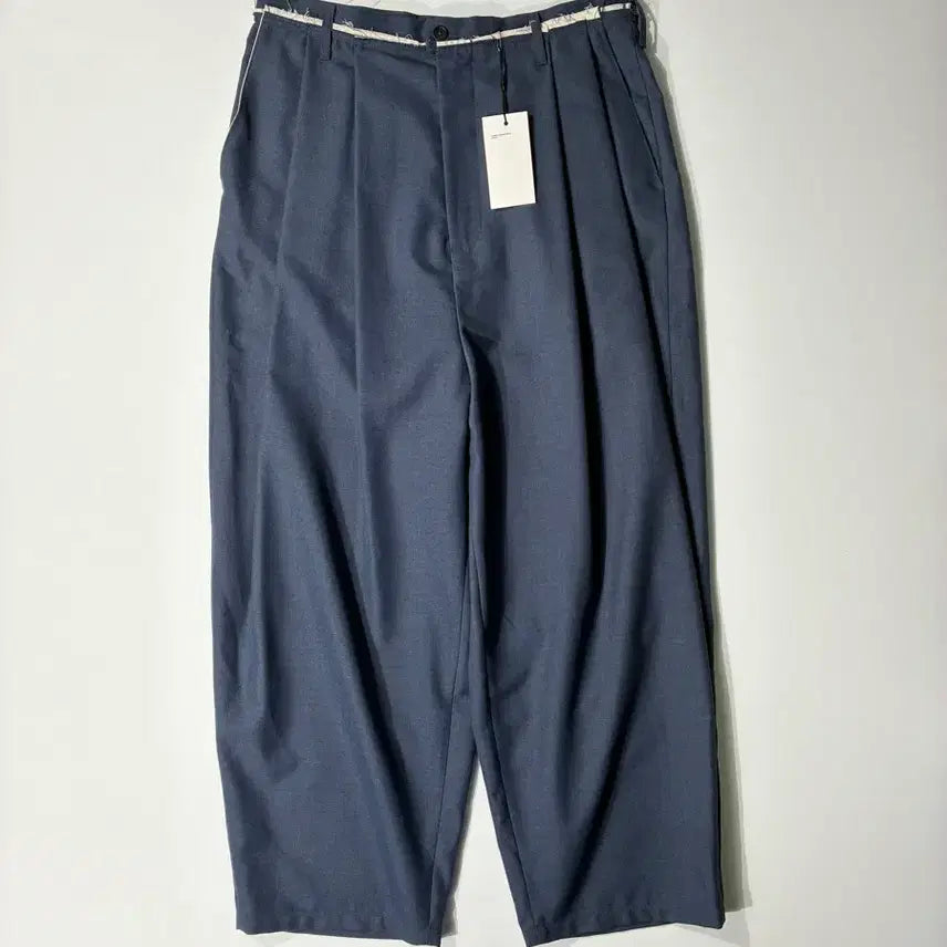 [BUNJANG] Camiell Fortgens XXL Suit Pants Blue Polyester Wool Blend M / 카미엘 포트젠스 XXL 수트 팬츠 블루 M사이즈