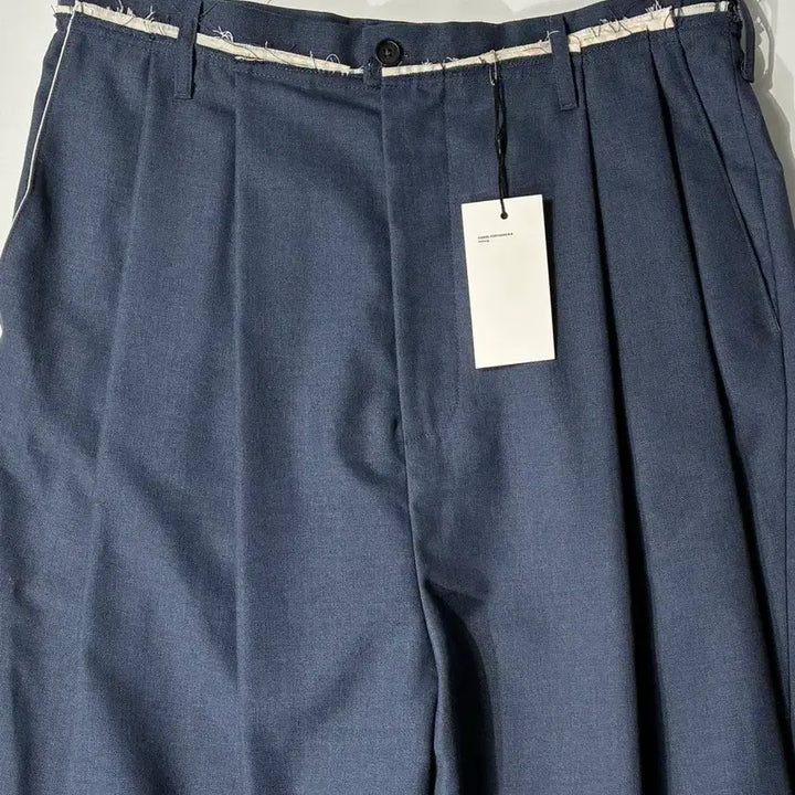 [BUNJANG] Camiell Fortgens XXL Suit Pants Blue Polyester Wool Blend M / 카미엘 포트젠스 XXL 수트 팬츠 블루 M사이즈