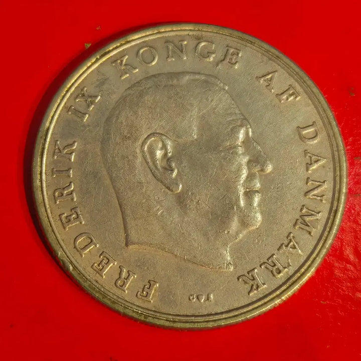 [BUNJANG] 1961 Denmark 5 Kroner Large Coin / (대형 동전) 1961 덴마크 5크로네 동전M2350