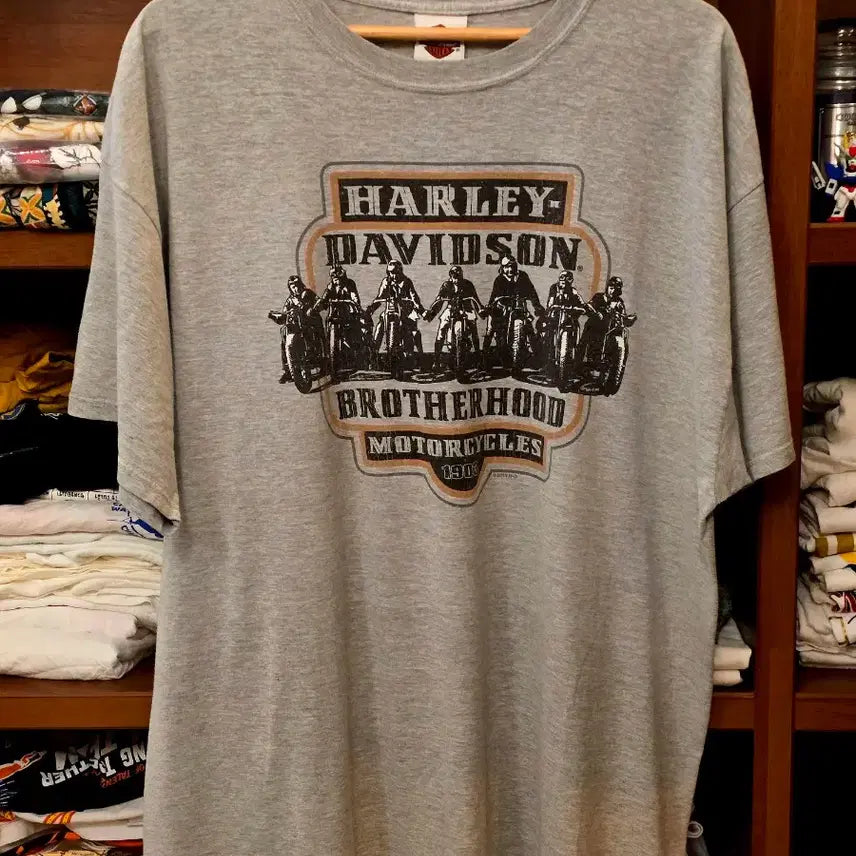 [BUNJANG] 2012 Harley-Davidson Brotherhood 45th Anniversary Graphic T-shirt / 2012 Harley-Davidson Brotherhood