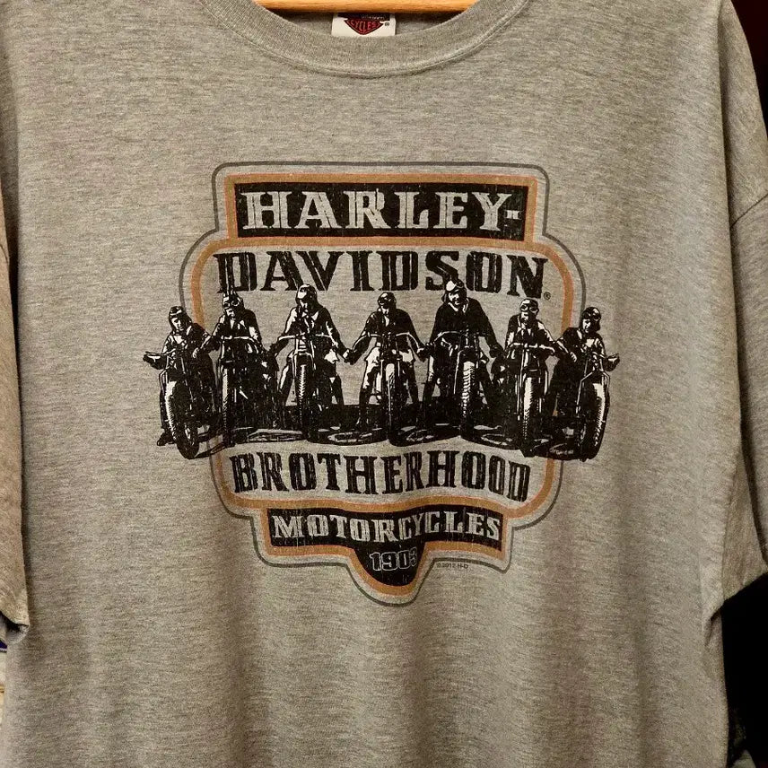 [BUNJANG] 2012 Harley-Davidson Brotherhood 45th Anniversary Graphic T-shirt / 2012 Harley-Davidson Brotherhood