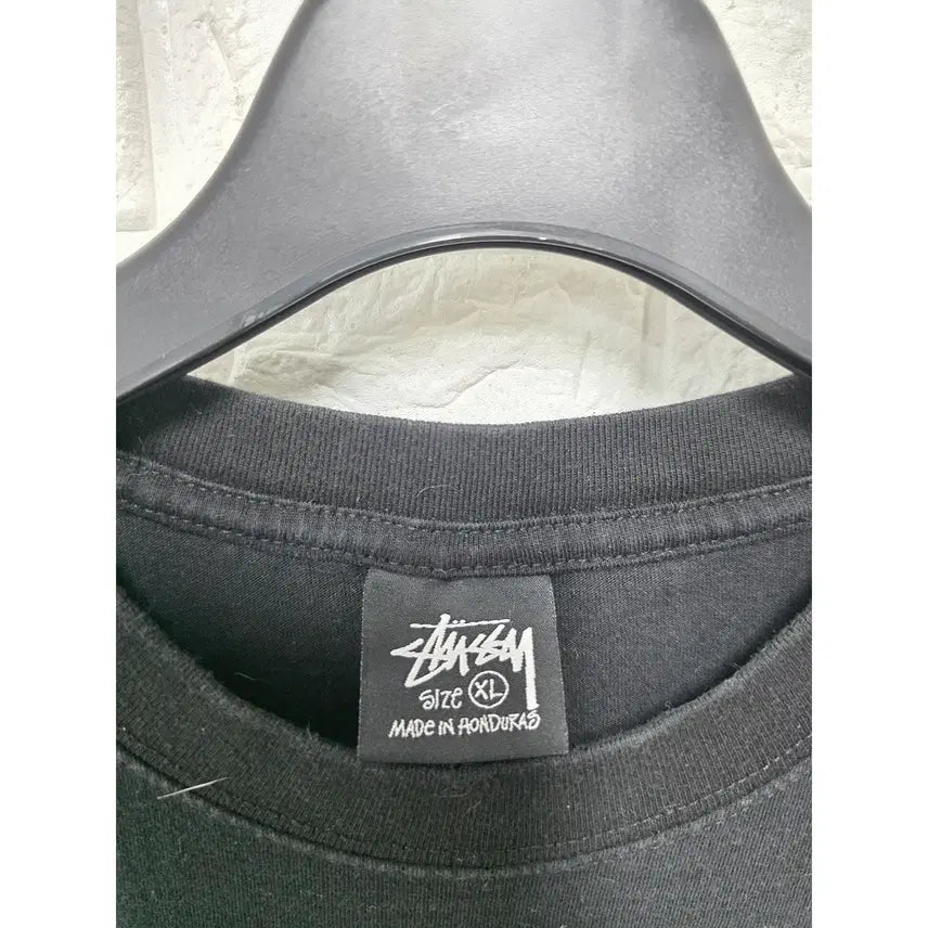 [BUNJANG] Stussy Black Big Logo Short Sleeve T-Shirt XL / XL 스투시 블랙 빅로고 반팔 티 D128
