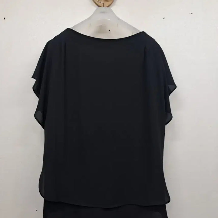 [BUNJANG] Chiffon Shirt Black Size L / MUST BE쉬폰 셔츠/구77