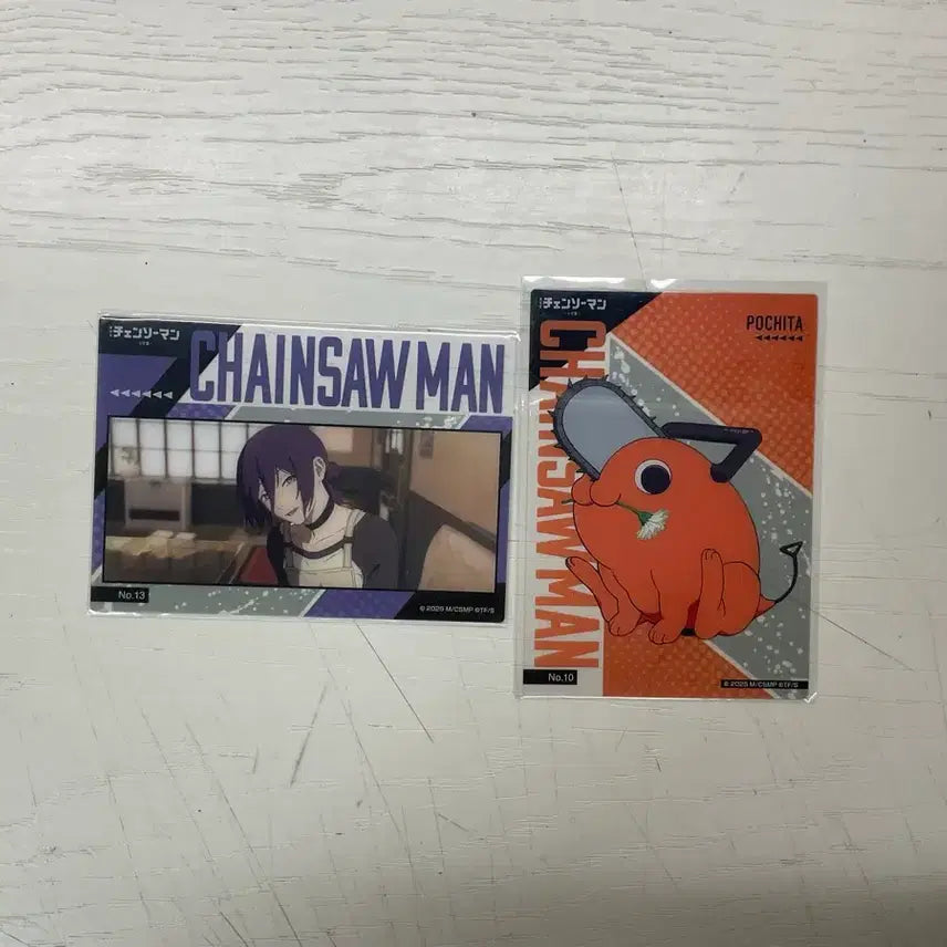 [BUNJANG] Chainsaw Man Clear Card Pochita &amp; Reze / 체인소맨 클리어카드 포치타 레제