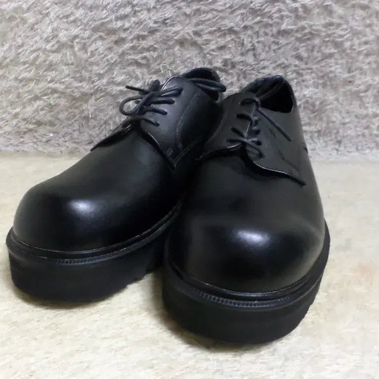 [BUNJANG] Firenze Atelier Derby Shoes Loafers Black / 후루룩구제 250 피렌체아뜨리에 더비슈즈 구두 로퍼 블랙 260507