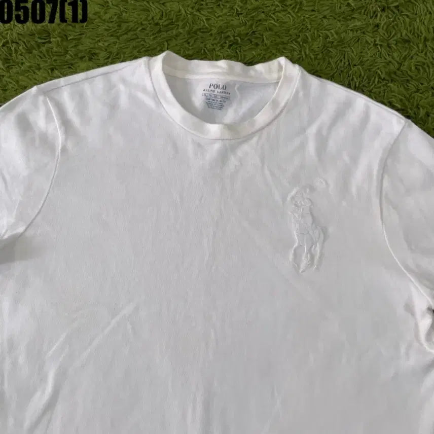 [BUNJANG] Polo Ralph Lauren White T-Shirt / 폴로 랄프로렌 화이트 반팔티셔츠