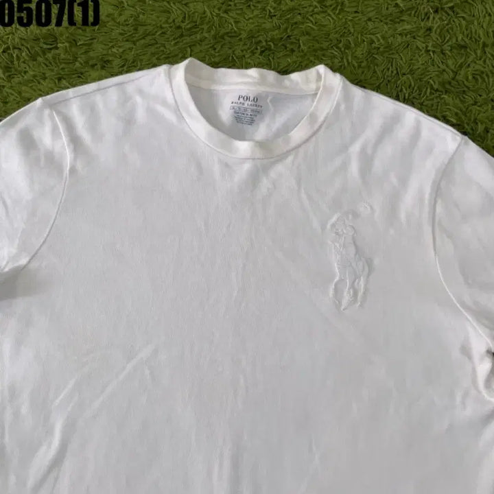 [BUNJANG] Polo Ralph Lauren White T-Shirt / 폴로 랄프로렌 화이트 반팔티셔츠