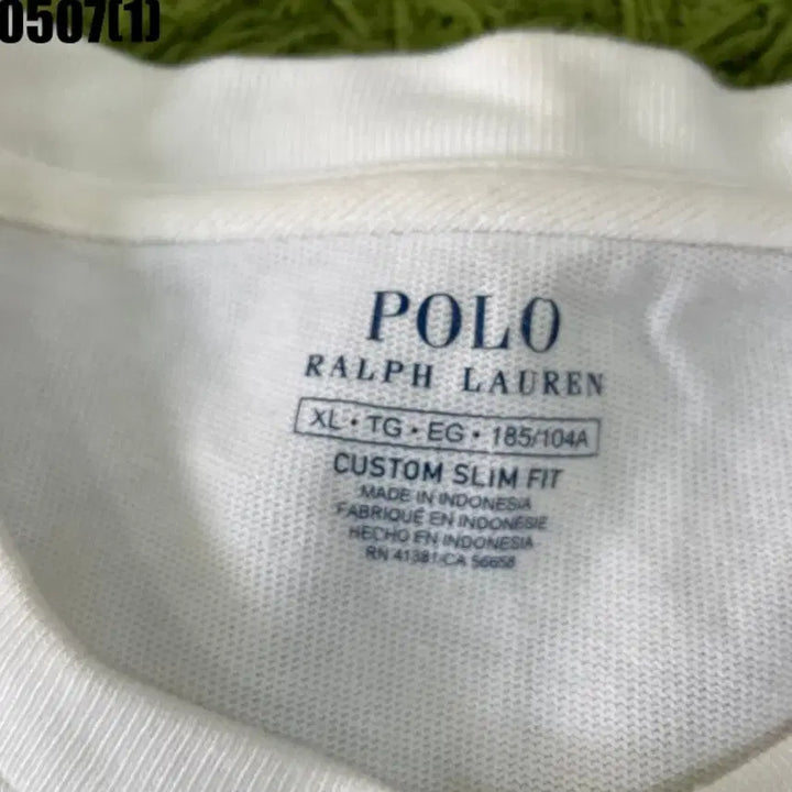 [BUNJANG] Polo Ralph Lauren White T-Shirt / 폴로 랄프로렌 화이트 반팔티셔츠