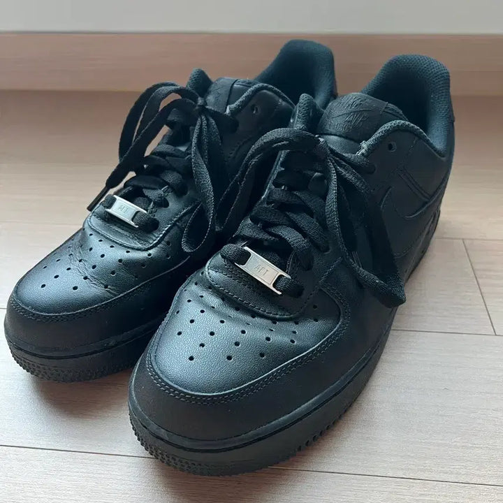 [BUNJANG] Nike Air Force 1 All Black Sneakers / 나이키 에어포스1 올블랙 운동화