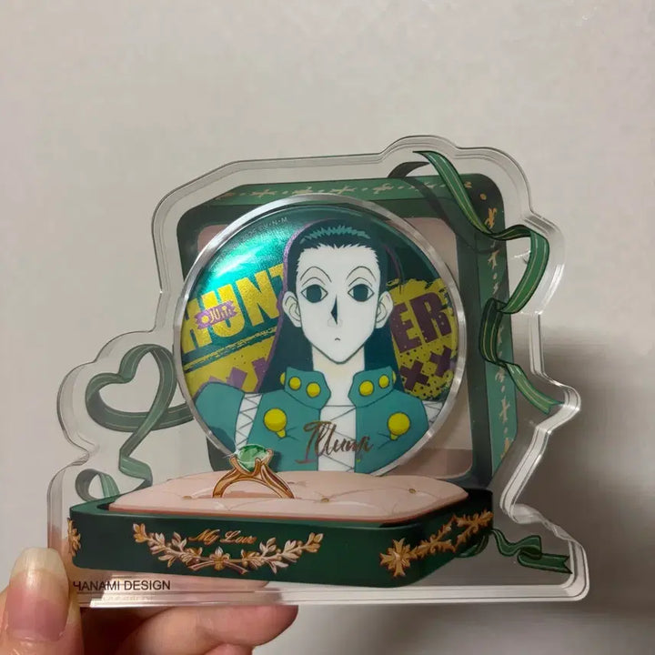 [BUNJANG] Hanamai Proposal Badge Acrylic Block Stand Goods / 하나미 프로포즈 뱃지 아크릴 블록 스탠드 굿즈