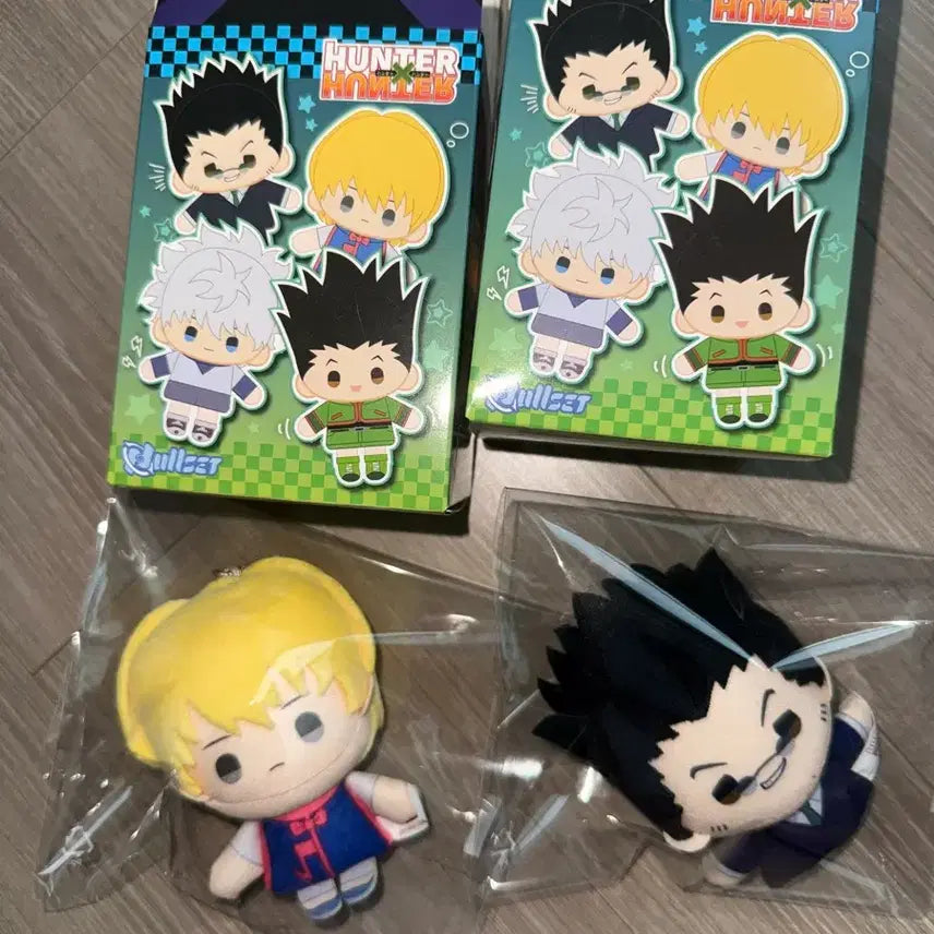 [BUNJANG] Hunter x Hunter Kurapika &amp; Leorio Mini Plush Bundle Set / 헌터헌터 눌셋 미니 누이 크라피카,레오리오 일괄