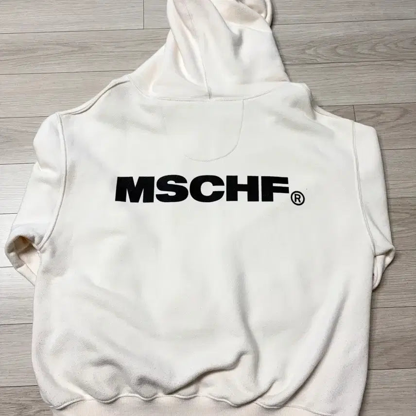 [BUNJANG] Mischief Collective Hoodie Cream M / 미스치프 콜렉티브 후드티 크림 M