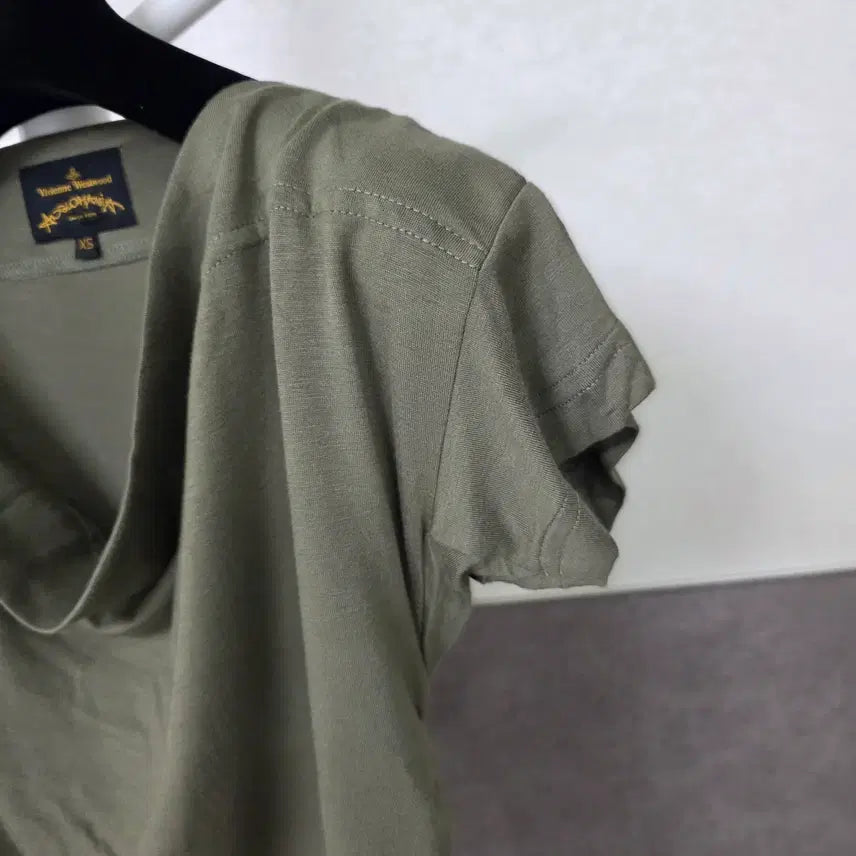 [BUNJANG] Vivienne Westwood Drape Short Sleeve T-Shirt XS / 비비안웨스트우드 드레이프 반팔 티셔츠 XS사이즈