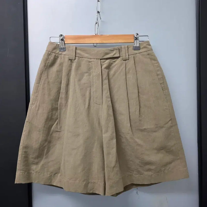 [BUNJANG] Nothing Written Linen Cotton Two-Tuck Bermuda Shorts / 낫띵리튼 린넨코튼 투턱 팬츠s