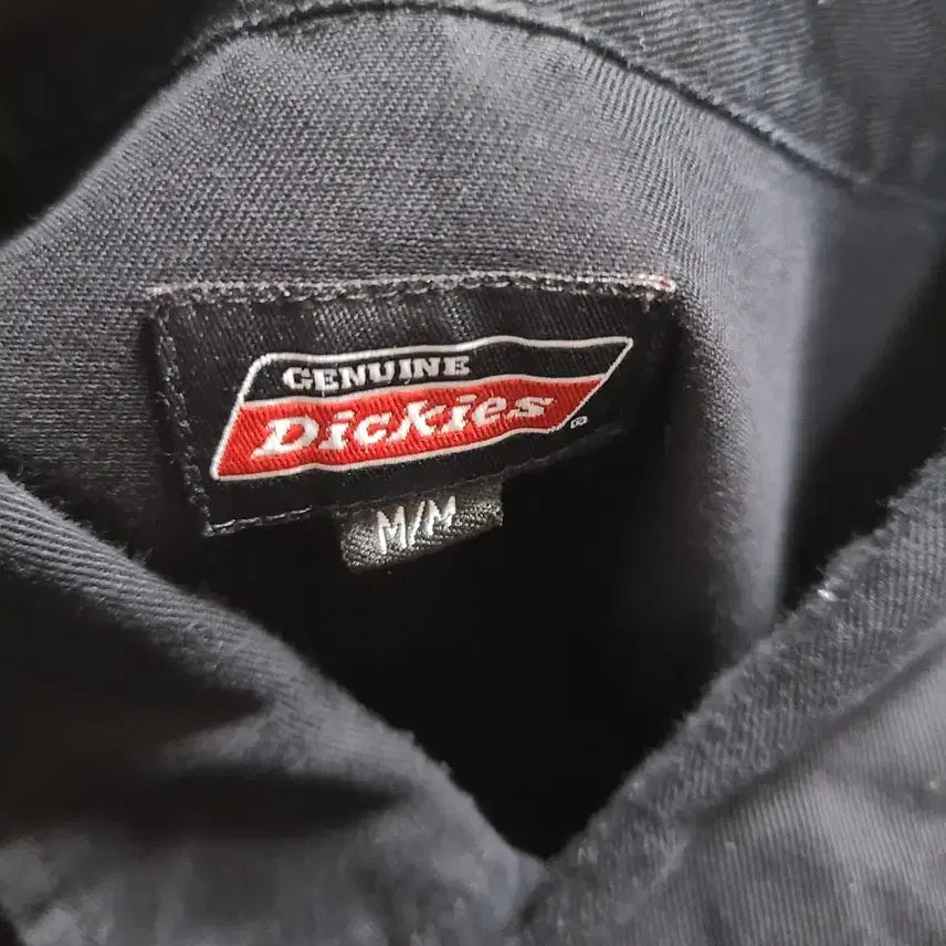[BUNJANG] Dickies Vintage Snap Button Work Shirt Black / 디키즈 빈티지 스냅버튼 워크 셔츠 블랙
