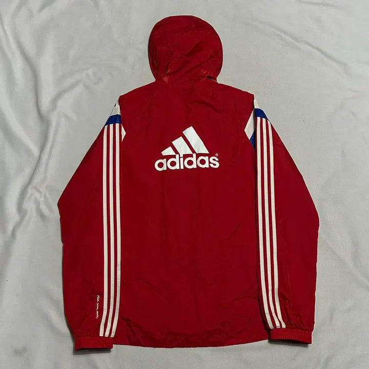 [BUNJANG] Adidas Bayern Munich Red Windbreaker Jacket / 100 아디다스 바이에른 뮌헨 레드 바람막이