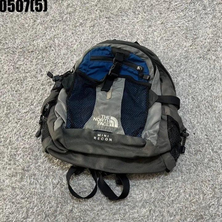 [BUNJANG] The North Face Mini Recon Backpack Grey/Blue / 노스페이스 미니리콘 백팩 그레이/블루