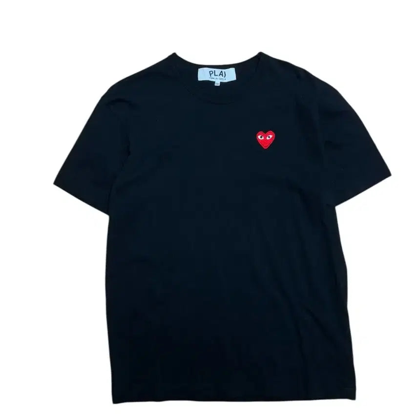 [BUNJANG] Comme des Garçons PLAY Heart Logo Short Sleeve T-shirt / 꼼데가르송 플레이 하트 로고 반팔 티셔츠