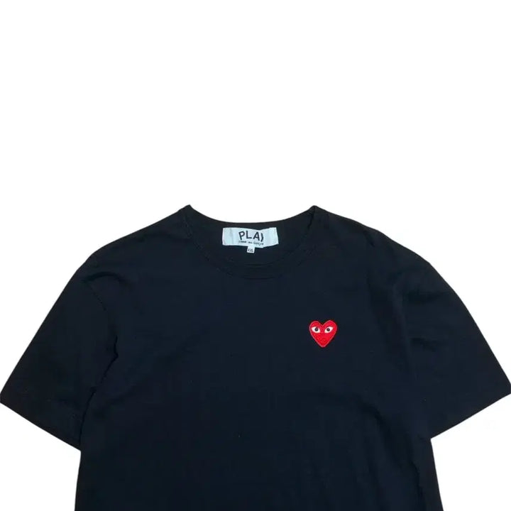 [BUNJANG] Comme des Garçons PLAY Heart Logo Short Sleeve T-shirt / 꼼데가르송 플레이 하트 로고 반팔 티셔츠