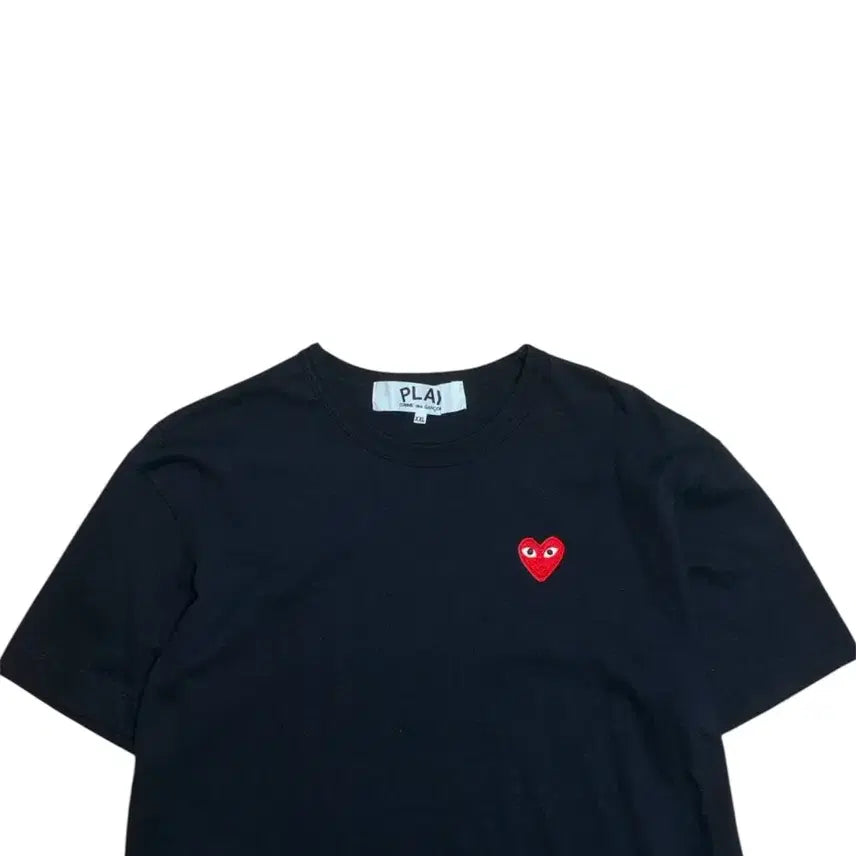 [BUNJANG] Comme des Garçons PLAY Heart Logo Short Sleeve T-shirt / 꼼데가르송 플레이 하트 로고 반팔 티셔츠