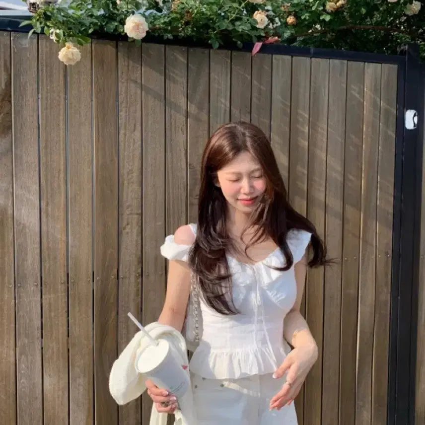 [BUNJANG] Onde Wendy Blouse Ivory S / 온트 웬디 블라우스 아이보리 S (새상품)
