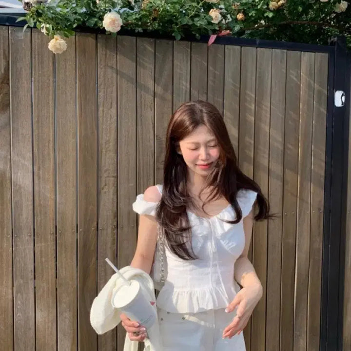 [BUNJANG] Onde Wendy Blouse Ivory S / 온트 웬디 블라우스 아이보리 S (새상품)