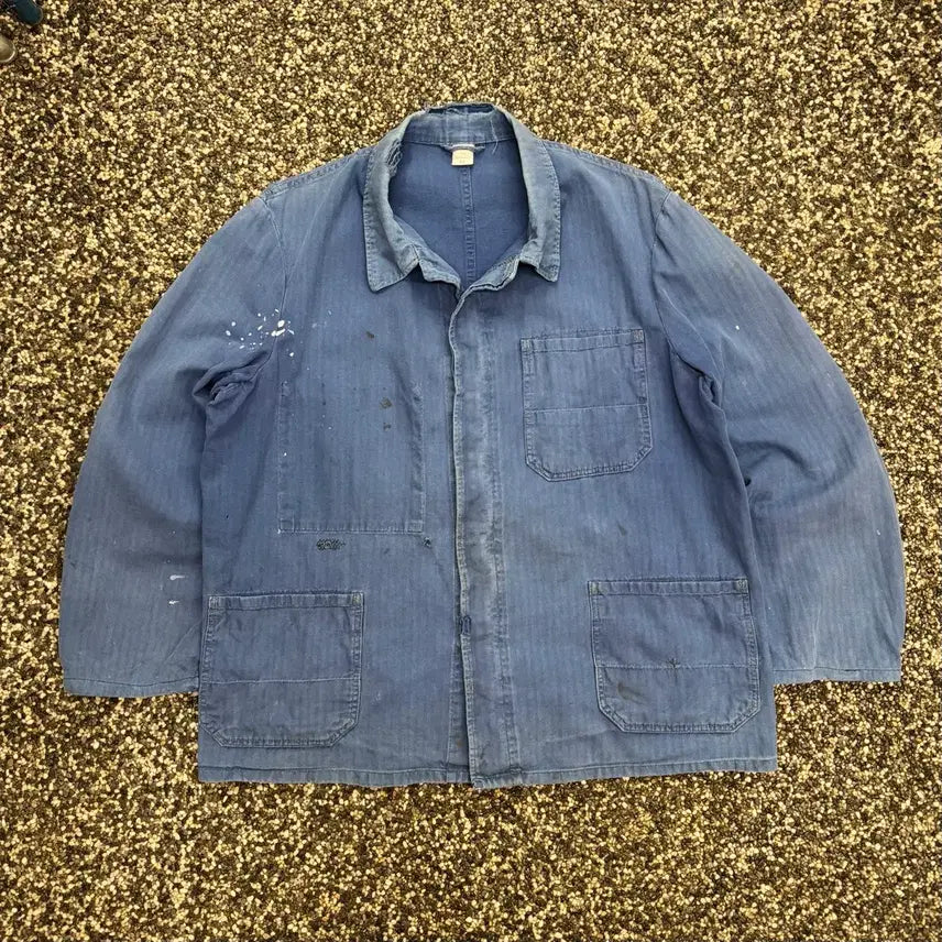 [BUNJANG] Vintage 1960s French Work Jacket XL / [XL] 60s 빈티지 프렌치 워크 자켓